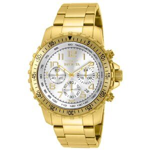 Invicta Specialty Men's Watch - 45mm, Gold (11369) In Hard Case